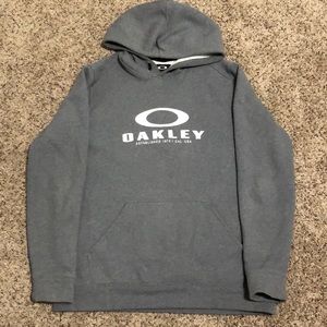 Oakley Hoodie Sweatshirt Size X-Large Gray